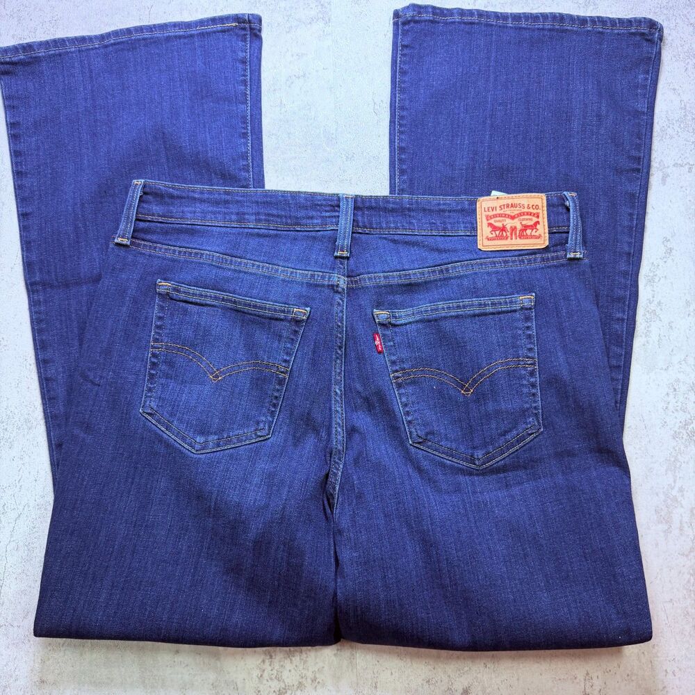 Levi’s 726 High Rise Flare Jeans Women’s 34 / XL Dark Wash